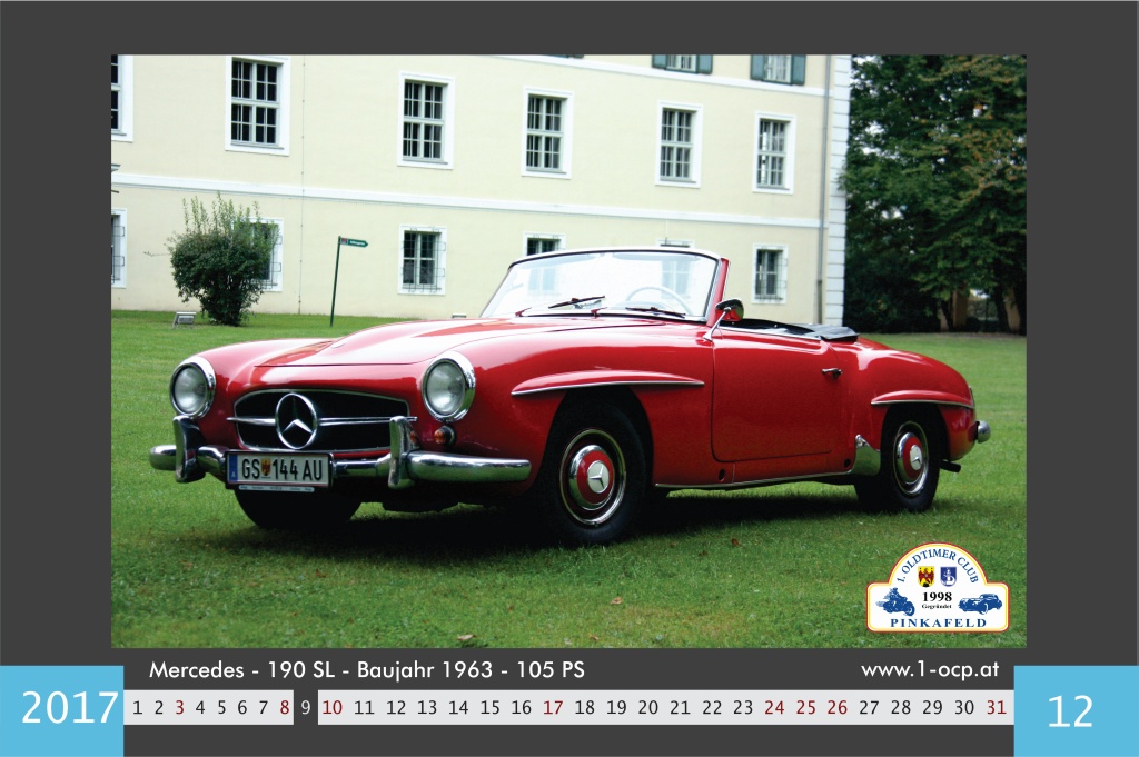 Oldtimerkalender 2017